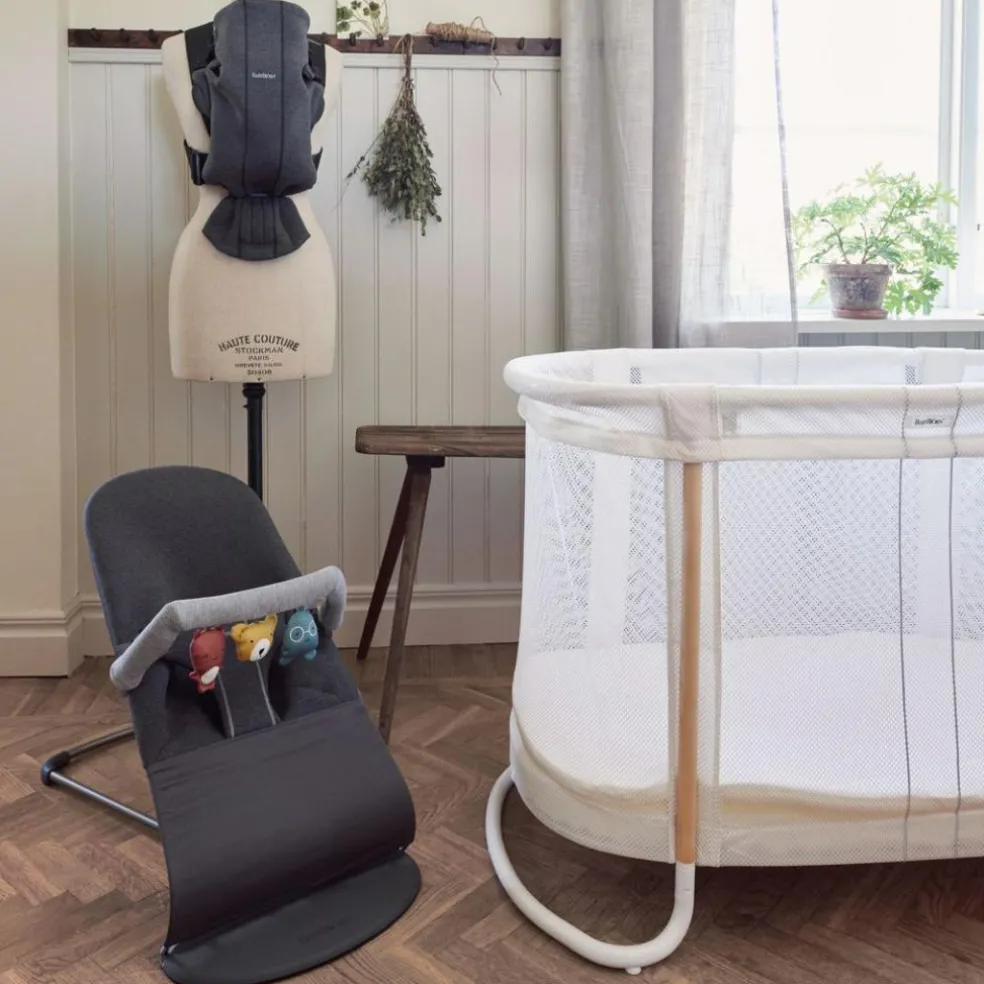 Porte bébé Mini Jersey 3D gris charbon