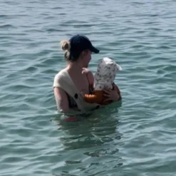 Porte bébé Mini Sling Sand