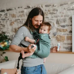 Porte bébé Néo+ Eucalyptus préformé by Néobulle V2