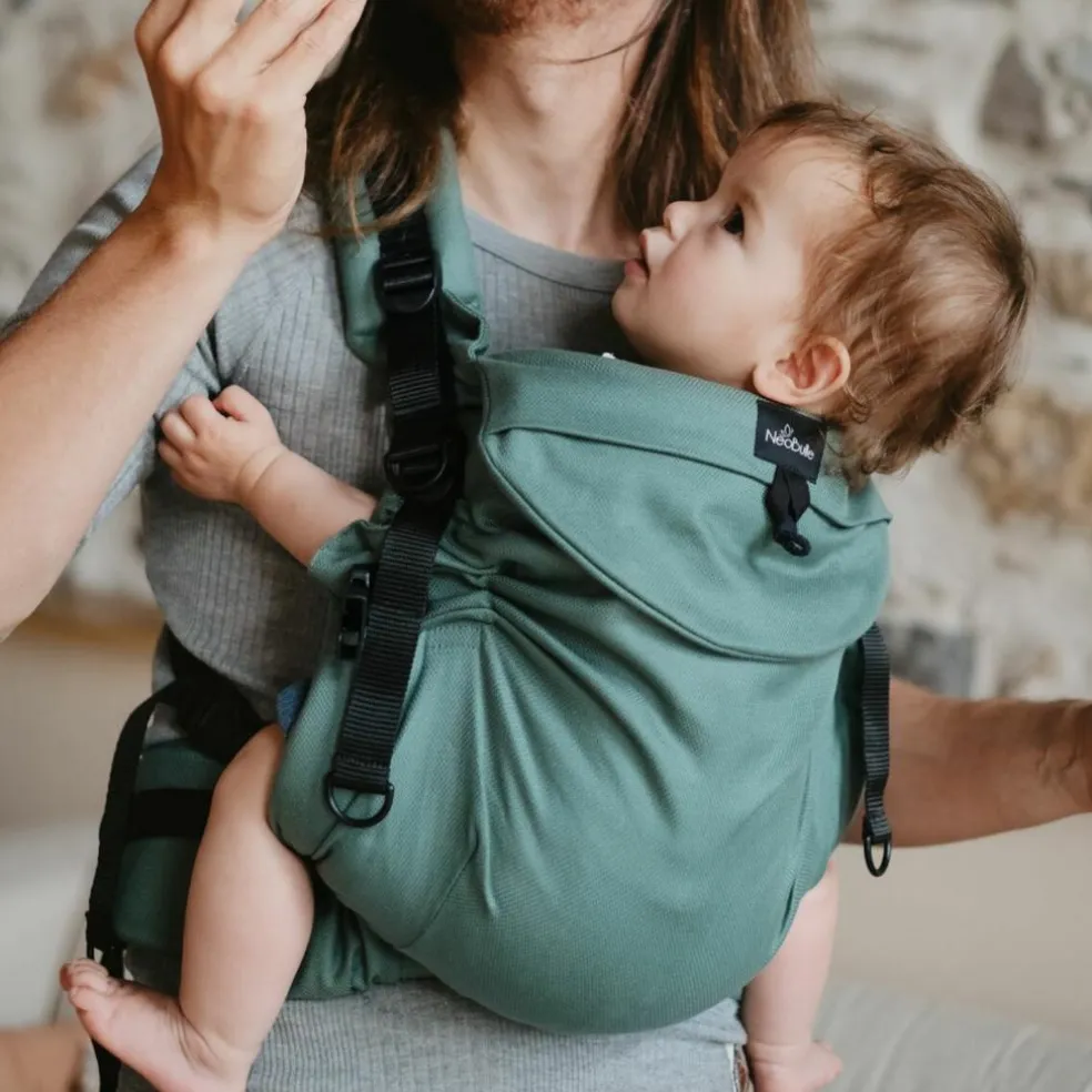 Porte bébé Néo+ Eucalyptus préformé by Néobulle V2