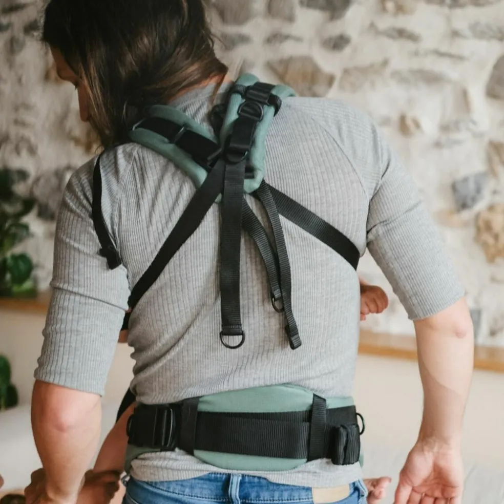Porte bébé Néo+ Eucalyptus préformé by Néobulle V2