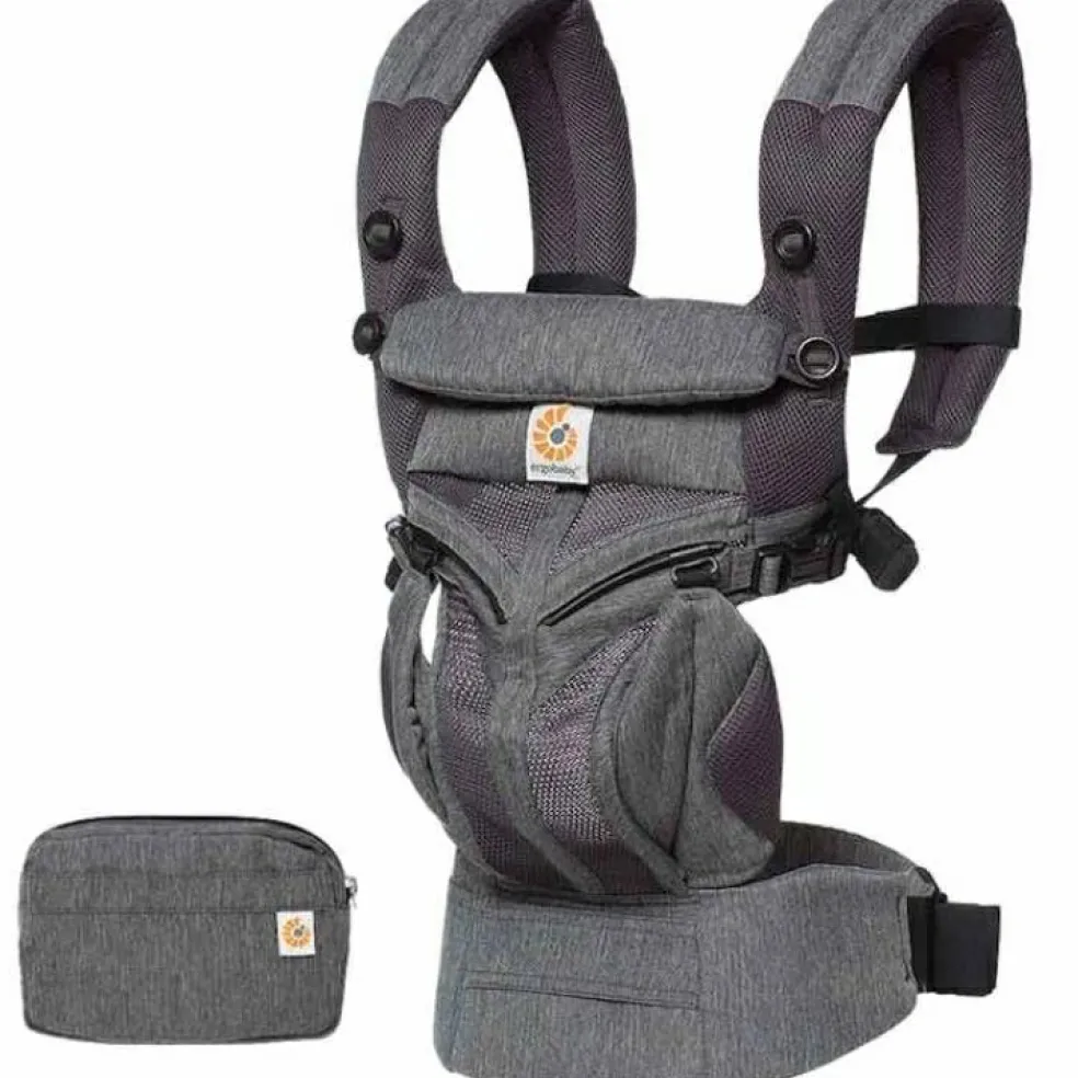 Porte bébé Omni 360 Cool Air Mesh gris chiné