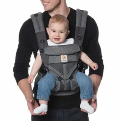 Porte bébé Omni 360 Cool Air Mesh gris chiné