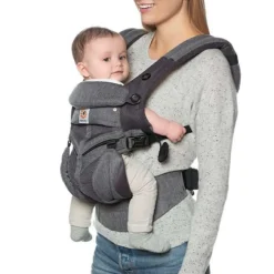 Porte bébé Omni 360 Cool Air Mesh gris chiné