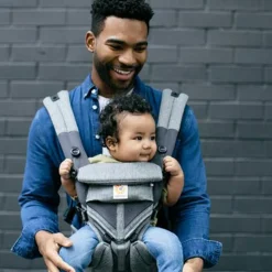 Porte bébé Omni 360 Cool Air Mesh gris chiné