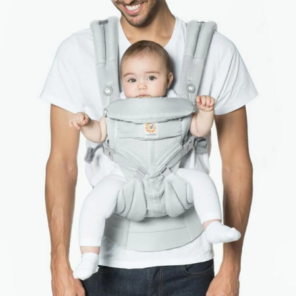 Porte bébé Omni 360 Cool Air Mesh gris perle