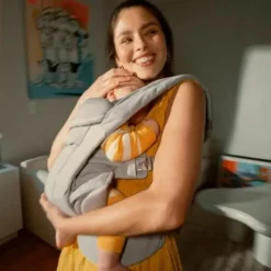 Porte bébé Omni Deluxe Mesh Gris Clair