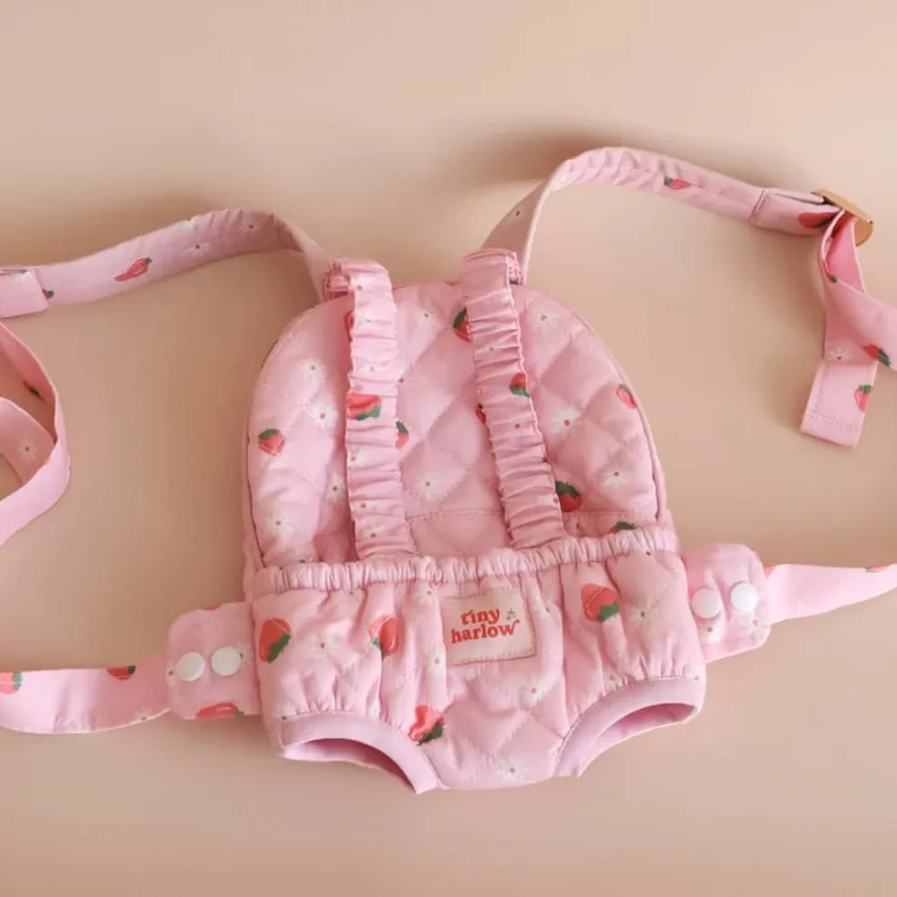Porte bébé pour poupée Fraise