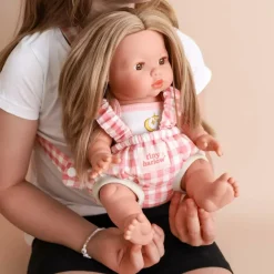 Porte bébé pour poupée Vichy Rose