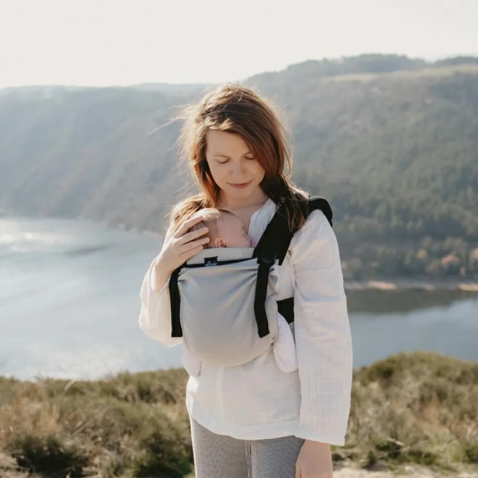 Porte bébé préformé My Néo gris