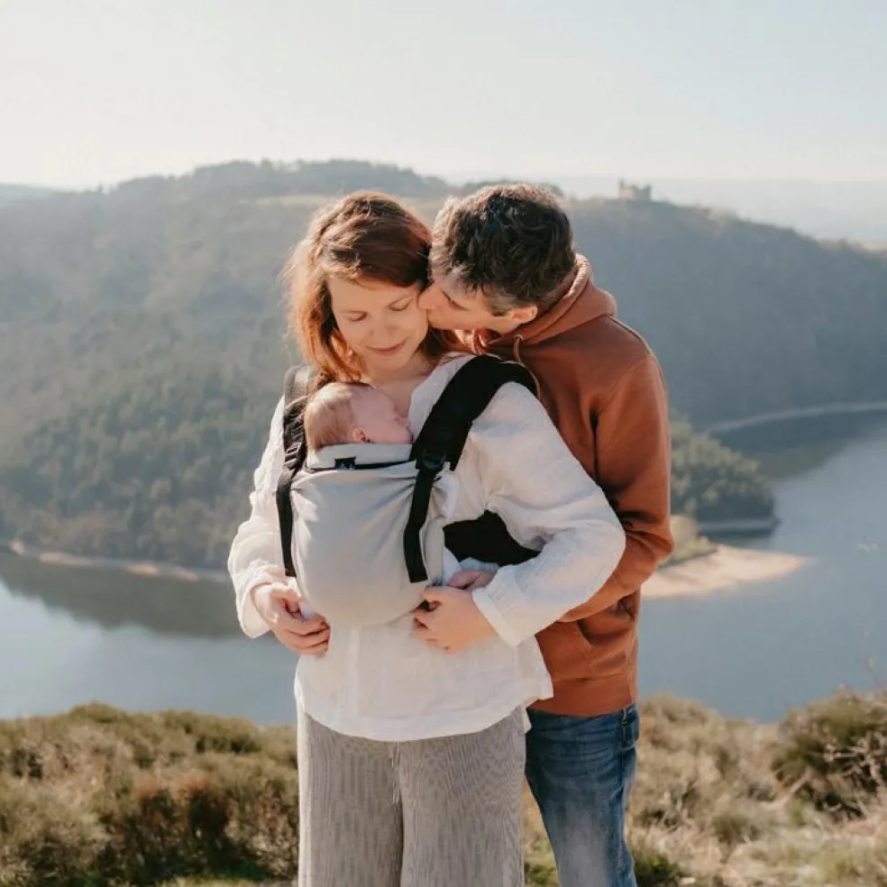 Porte bébé préformé My Néo gris