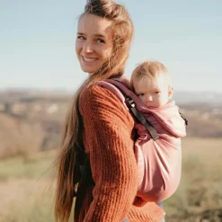 Porte bébé préformé Néo acajou