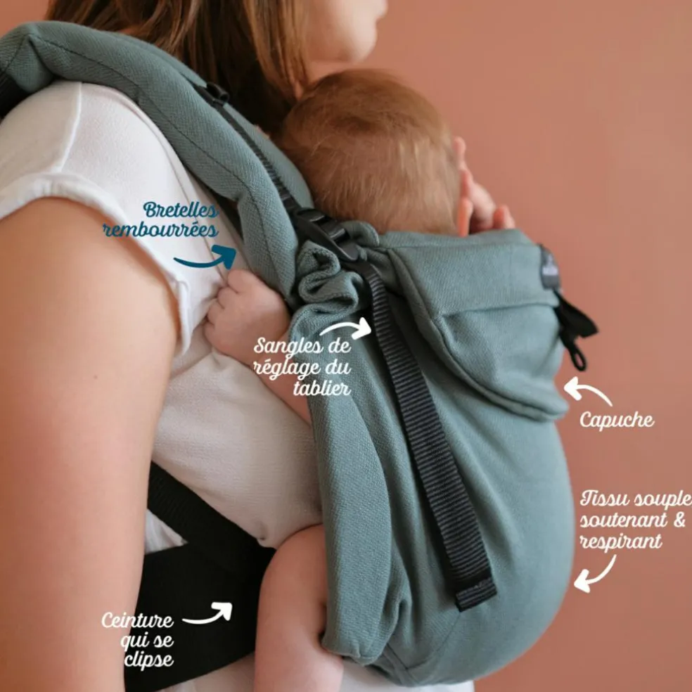 Porte bébé préformé Néo Eucalyptus