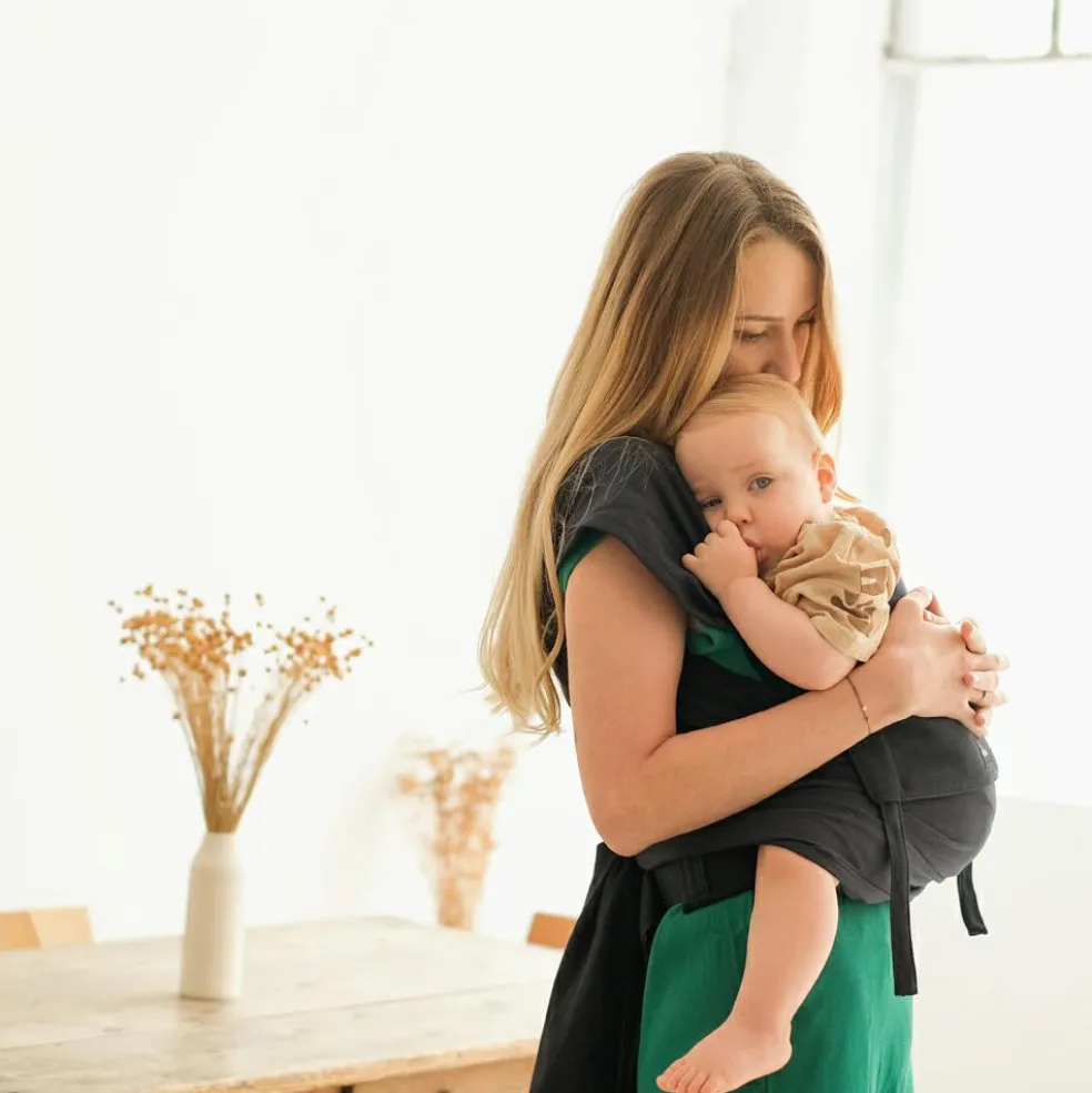 Porte Bébé P'tit Evo noir