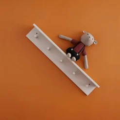 Porte manteau mural gris Star