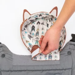 Porte-bébé Cuddle Up Fox avec capuche