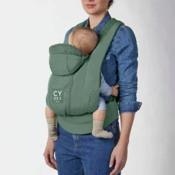 Porte-bébé en mesh 3D Coya Carrier Leaf Green