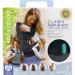 Porte-Bébé Flip Ergo 4 en 1 - Light & Airy foncé