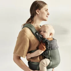Porte-bébé Harmony en Mesh 3D vert foncé