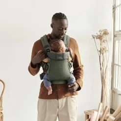 Porte-bébé Harmony en Mesh 3D vert foncé