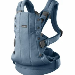 Porte-bébé Harmony Mélange Tissé Chiné Bleu