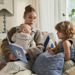 Porte-bébé Harmony Mélange Tissé Chiné Beige Clair