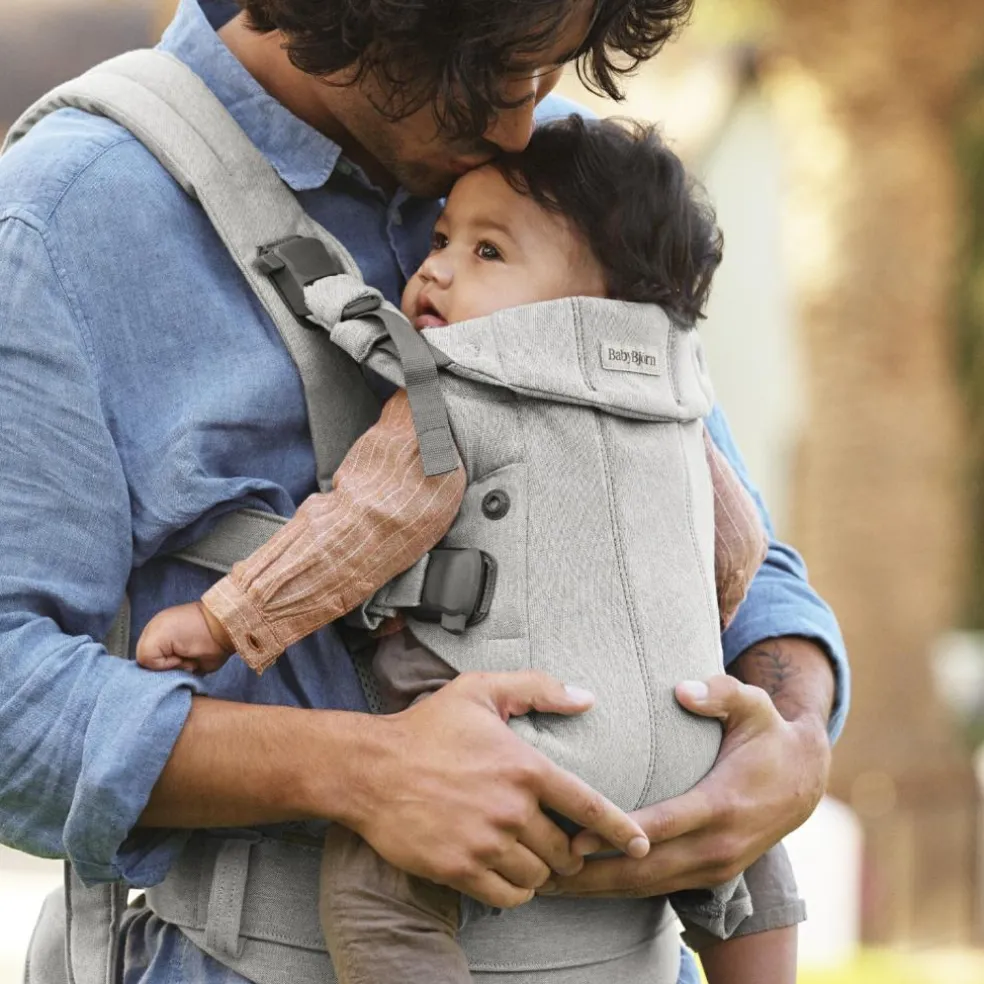 Porte-bébé Harmony Tissé chiné gris