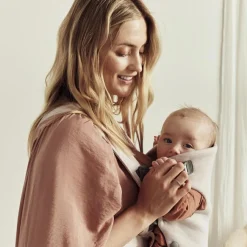 Porte-bébé Mini en jersey 3D beige clair