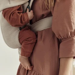 Porte-bébé Mini en jersey 3D beige clair