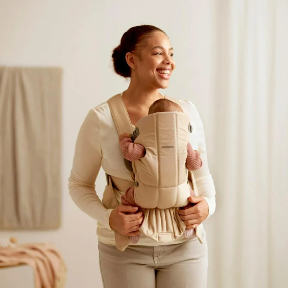 Porte-bébé Mini Tissé beige