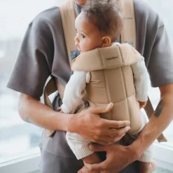 Porte-bébé Mini Tissé beige