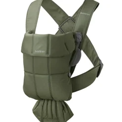 Porte-bébé Mini Tissé vert foncé