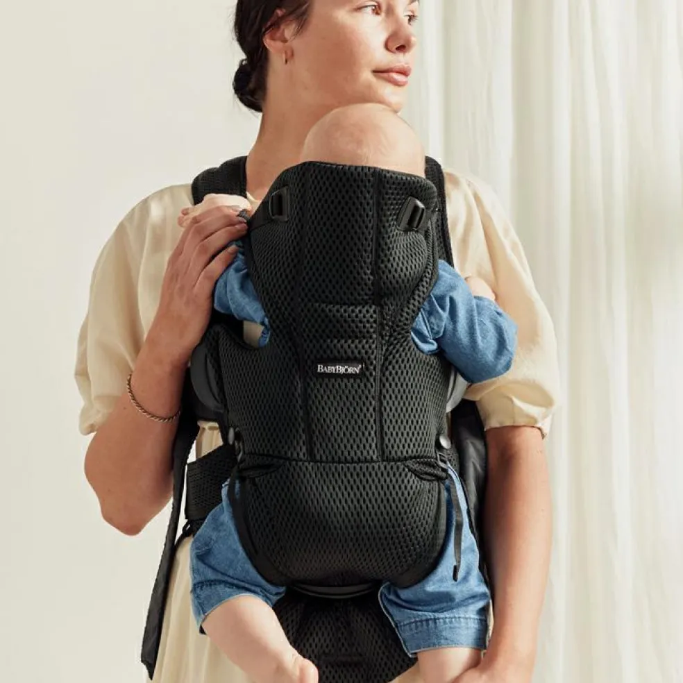 Porte-bébé Move en Mesh 3D noir