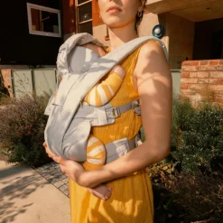 Porte-bébé Omni Deluxe Coton Pearl Grey