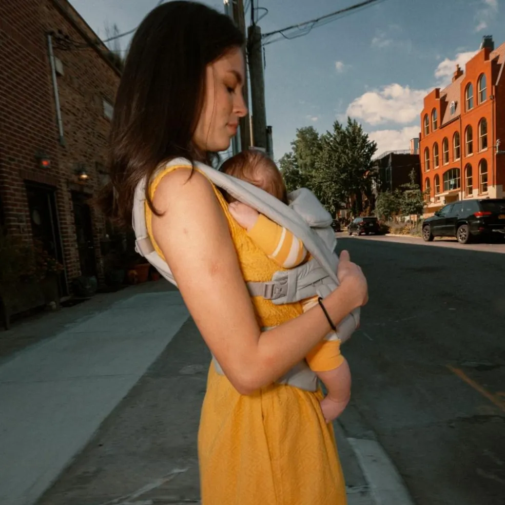 Porte-bébé Omni Deluxe Coton Pearl Grey