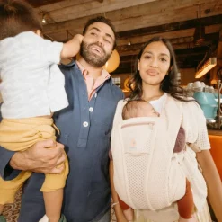 Porte-bébé Omni Deluxe Mesh Natural Beige