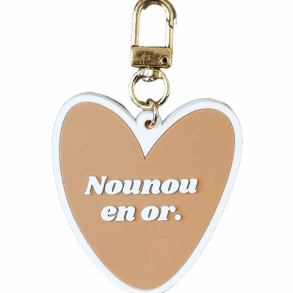 Porte-clé Nounou en or