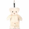 Porte-clé Ours peluche Ivoire (20 cm)