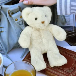 Porte-clé Ours peluche Ivoire (20 cm)