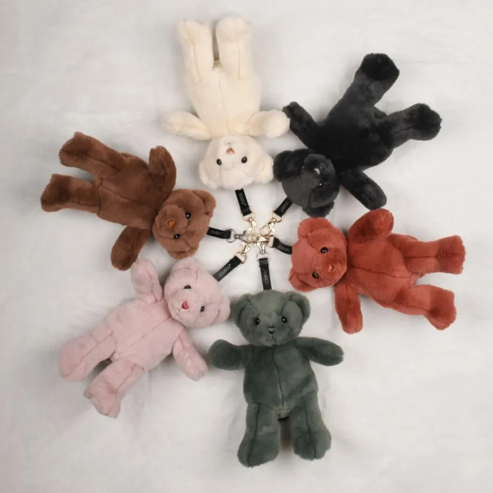 Porte-clé Ours peluche Ivoire (20 cm)