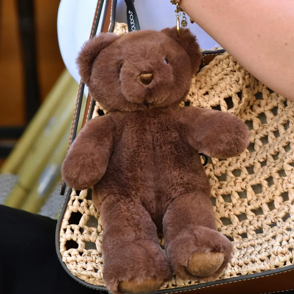 Porte-clé Ours peluche ours marron glacé (20 cm)