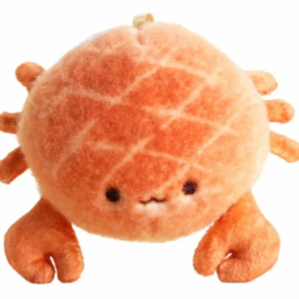 Porte-clé peluche Barbecue Crabe (8 cm)