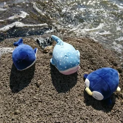 Porte-clé peluche Nemu Nemu Kanaroa la Baleine (13 cm)