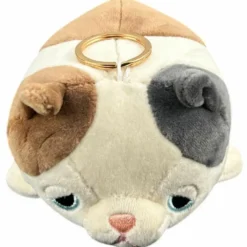Porte-clé peluche Nemu Nemu Yuzu le Chat (11 cm)