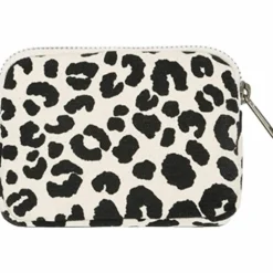 Porte-monnaie Lili Léopard Ecru