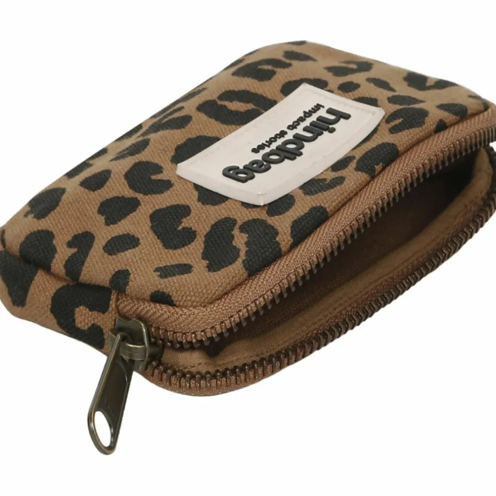 Porte-monnaie Lili Léopard Cannelle