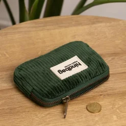 Porte-monnaie Lili Velours Sapin