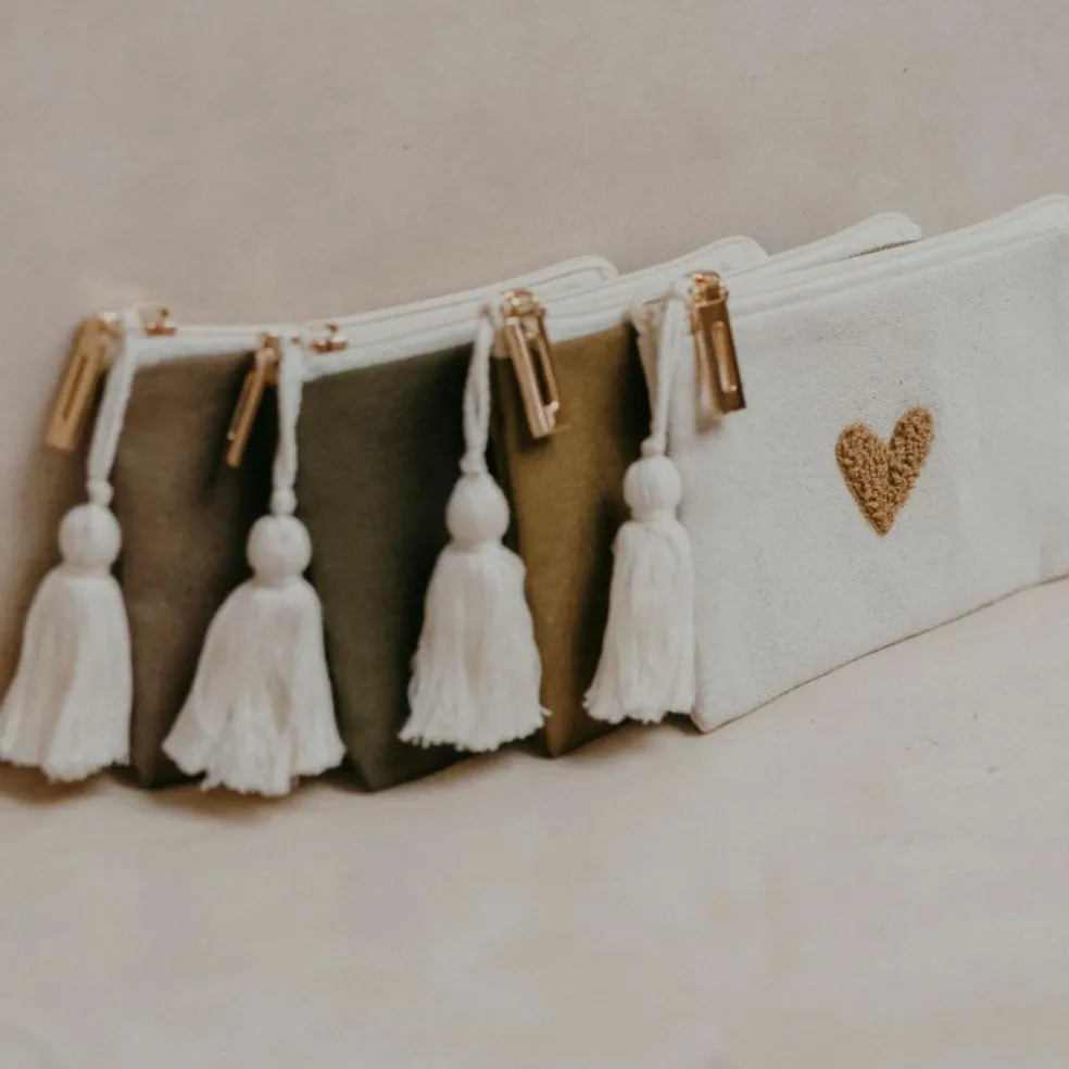 Porte-monnaie Love beige