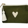 Porte-monnaie Love vert