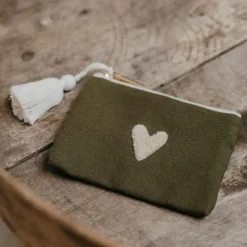 Porte-monnaie Love vert